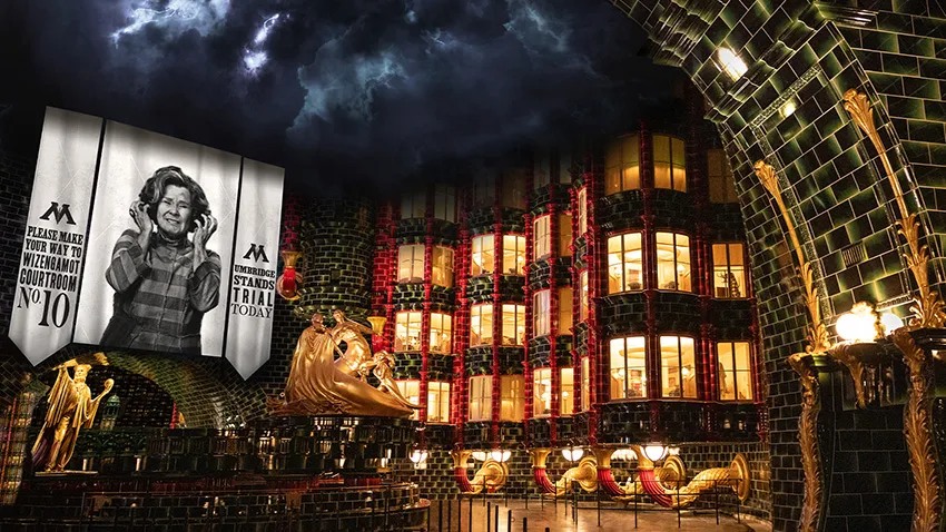 Epic Universe - Universal divulga detalhes da atração The Wizarding World of Harry Potter – Ministry of Magic