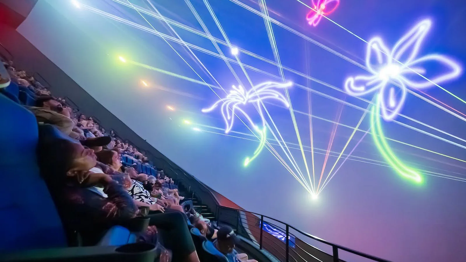 Cosmic Concerts laser projection at Orlando Science Center