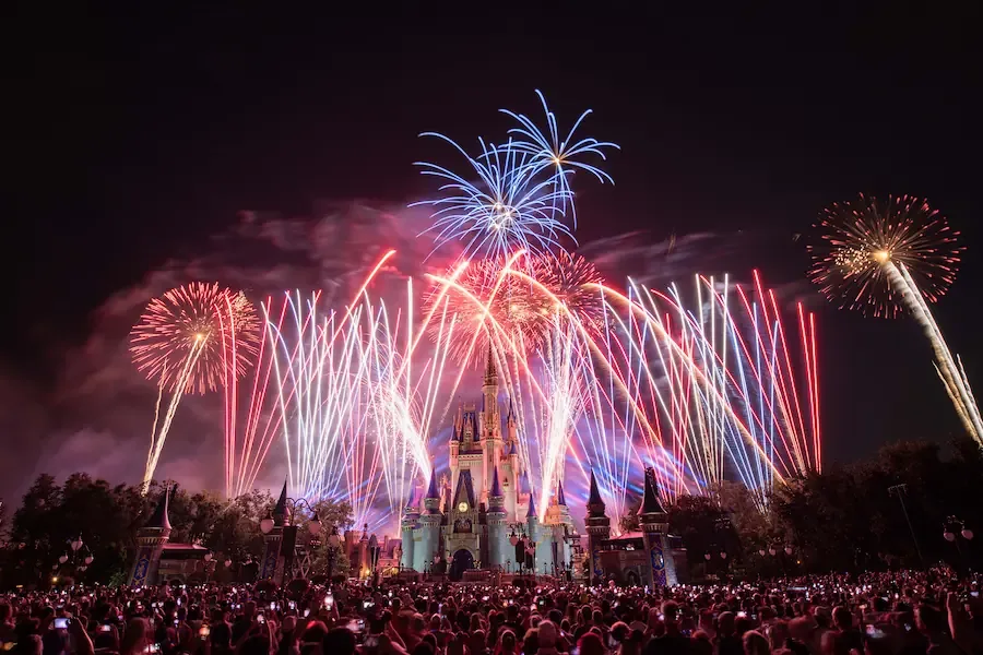 Comemoração de 4 de julho no Magic Kingdom, em Orlando