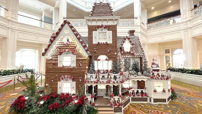 Gingerbread House começa a ser construída no Grand Floridian Resort da Disney