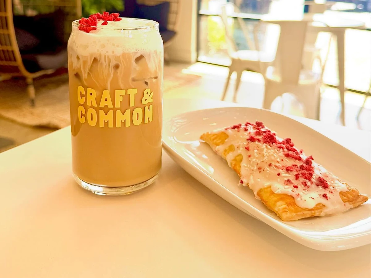 Bebida especial de Craft & Common en Orlando