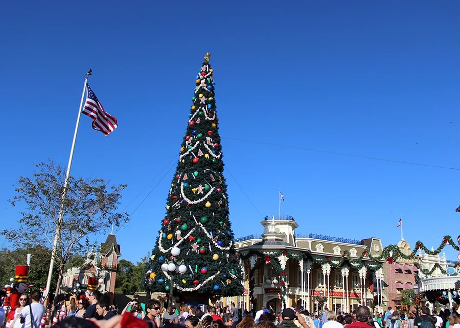 Árvore de Natal do Magic Kingdom, no Walt Disney World