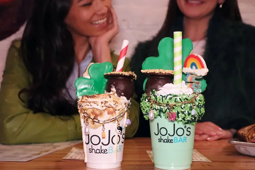 Milk shakes temáticos no Jojo's