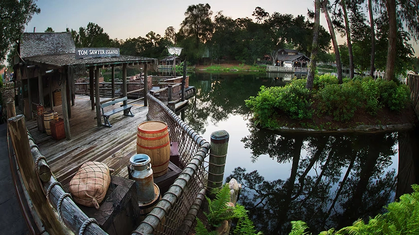 Tom Sawyer Island é outra atração que será removida da Disney para a expansão do Magic Kingdom