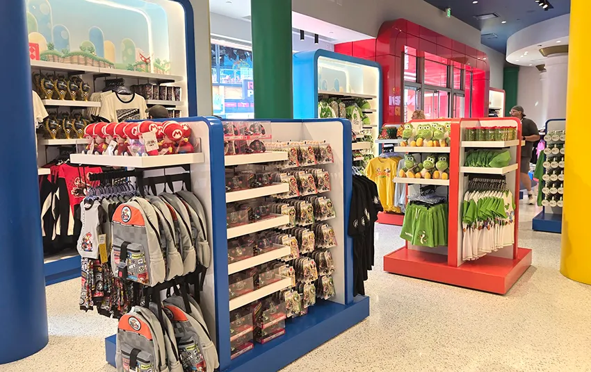 Super Nintendo World é tema da nova loja da Universal Studios Store no CityWalk