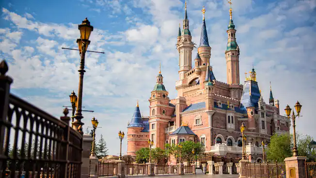 Castelo da Branca de Neve na Disneyland de Shangai, na China